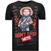 T-shirt Korte Mouw Local Fanatic Stoere Bloody Chucky Print