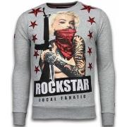 Sweater Local Fanatic Marilyn Rockstar Rhinestone