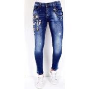 Skinny Jeans Local Fanatic Spijkerbroek Patches