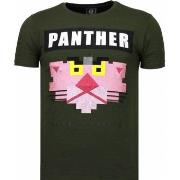 T-shirt Korte Mouw Local Fanatic Panther For A Cougar Rhinestone