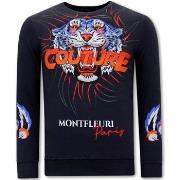 Sweater Tony Backer Print Tiger Couture