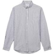 Overhemd Lange Mouw Portuguese Flannel Belavista Stripe Shirt - Black