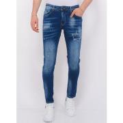 Skinny Jeans Local Fanatic Blue Ripped Jeans