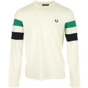 T-shirt Korte Mouw Fred Perry Panelled Sleeve Ls
