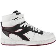 Sneakers Diadora MAGIC BASKET MID C5019 White/Red granata