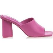 Slippers Vinyl Shoes muildieren / klompen vrouw roze