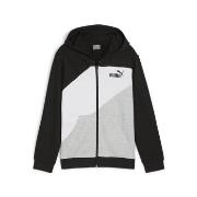 Sweater Puma PUMA POWER COLORBLOCK FULL-ZIP HOODIE