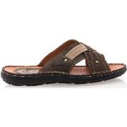 Slippers Valmonte sandalen / blootsvoets man bruin
