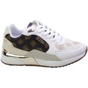 Lage Sneakers Guess Sneakers Donna Bianco Peony Fljmox-fap12