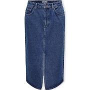 Rok Only Noos Bianca Midi Skirt - Medium Blue Denim