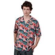 Overhemd Lange Mouw Brava Fabrics Yeye Weller Aloha Shirt - Red