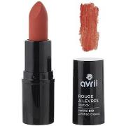 Lipstick Avril Biologische Gecertificeerde Lippenstift - Terracotta