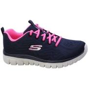 Lage Sneakers Skechers Sneakers Donna Blue Graceful Get Connected 1261...