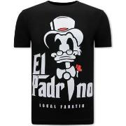 T-shirt Korte Mouw Local Fanatic EL Padrino Print