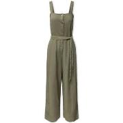 Jumpsui Only Caro Linen Jumpsuit S/S - Deep Lichen