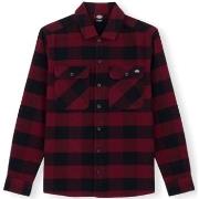 Overhemd Lange Mouw Dickies New Sacramento Shirt - Zinfandel