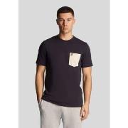 T-shirt Lyle &amp; Scott Contrast pocket t-shirt