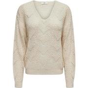 Trui Jacqueline De Yong JDYBADUT L/S V-NECK STRUC GLITT PULL KNT 15302...