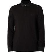 Polo Shirt Lange Mouw EAX Poloshirt met lange mouwen en logo