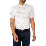 Polo Shirt Korte Mouw Lacoste Golfpoloshirt Met Anti-UV-Print