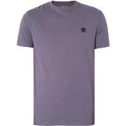 T-shirt Korte Mouw Timberland Slim Fit T-shirt met geborduurd logo