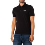 Polo Shirt Korte Mouw Emporio Armani EA7 Poloshirt met logo op de bors...