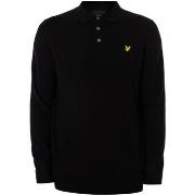 Polo Shirt Lange Mouw Lyle &amp; Scott Lange Mouwen Merino Gebreide Po...