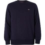 Sweater Gant Sweatshirt met ronde hals en schild