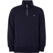 Sweater Gant Regular Shield-Sweatshirt Met Halve Rits