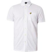 Overhemd Korte Mouw Lyle &amp; Scott Piqué-shirt met korte mouwen