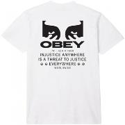 T-shirt Obey justice everywhere