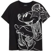 T-shirt Korte Mouw Desigual TS_MICKEYDRAWING 24WWTKA1