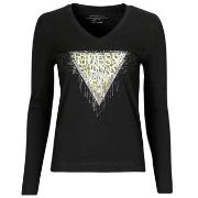 T-Shirt Lange Mouw Guess LS VN TRIANGLE TIGER TEE