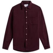 Overhemd Lange Mouw Portuguese Flannel Teca Shirt - Bordeaux