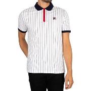 Polo Shirt Korte Mouw Fila Klassiek Vintage Gestript Poloshirt