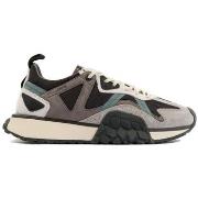 Lage Sneakers Palladium Troop Runner Outcity - Black/Grey Flannel