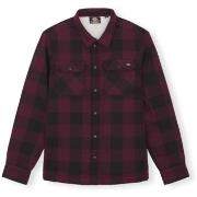 Overhemd Lange Mouw Dickies Lined Sacramento Sherpa Shirt - Marron