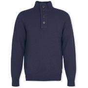 Trui Barbour Patch Half Zip Knit - Navy