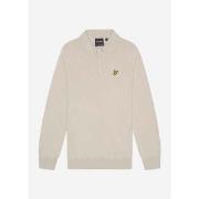 Trui Lyle &amp; Scott Cotton merino long sleeve knitted polo