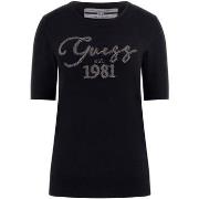 T-shirt Guess Paloma Logo Rn Ss Swtr