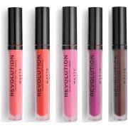 Lipgloss Makeup Revolution Set van 5 Matte Lipglosses - 130 Decadence/...