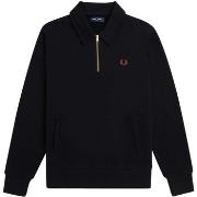 Fleece Jack Fred Perry Fp Half Zip Sweatshirt