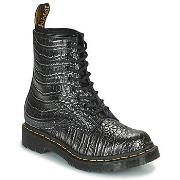 Laarzen Dr. Martens 1460 Gunmetal Wild Croc Emboss