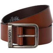 Riem Levis Metalen logo leren riem