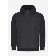 Sweater Lyle &amp; Scott Hybrid quilted zip through hoodie