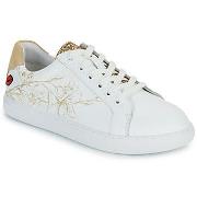 Lage Sneakers Bons baisers de Paname SIMONE GOLD FLOWERS