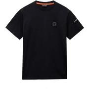 T-shirt Napapijri S Badge T-Shirt Black