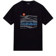 T-shirt Napapijri S Buti T-Shirt Black