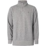 Sweater Gant Regular Shield-sweatshirt met halve rits