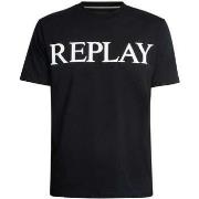 T-shirt Korte Mouw Replay Groot merk grafisch T-shirt